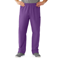 Medline AngelStat Unisex Cargo Scrub Pants with Elastic Waist, 1/EA
