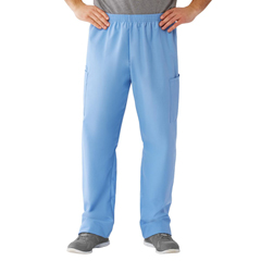 Medline AngelStat Unisex Cargo Scrub Pants with Elastic Waist, 1/EA
