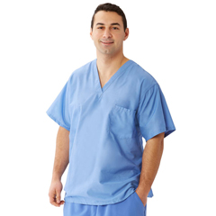 Medline Encore Unisex 2-Pocket Scrub Tops, 1/EA