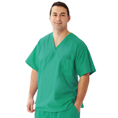 Medline Encore Unisex 2-Pocket Scrub Tops, 1/EA