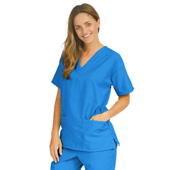 Medline PerforMAX Women's V-Neck 2-Pocket Tunic Scrub Top