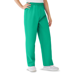 Medline AngelStat Women's Elastic Waist Scrub Pants with Drawstring, 1/EA