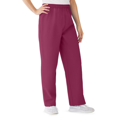 Medline AngelStat Women's Elastic Waist Scrub Pants with Drawstring, 1/EA