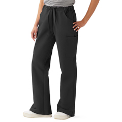 MED8865DKWXXL - Medline - ComfortEase Womens Modern Fit Cargo Scrub Pants with 4 Pockets