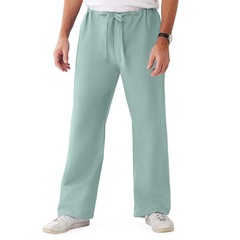 Medline ComfortEase Unisex Reversible Scrub Pants with Drawstring Waist, Seaspray, Regular Inseam, Size 5XL