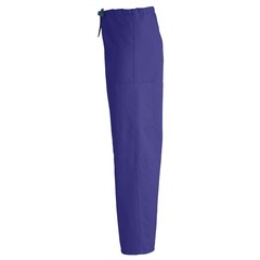 Medline ComfortEase Unisex Nonreversible Drawstring Cargo Scrub Pants, Size 4XL Regular Inseam, Rich Purple