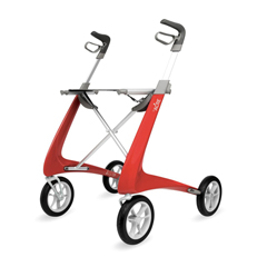 Medline byACRE Carbon Ultralight Comfort Rollator, 18.5