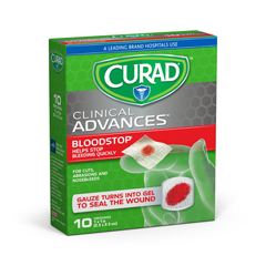 Curad Bloodstop Hemostatic Gauze, 1