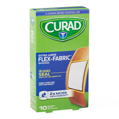 MEDCUR00727RBH - Medline - CURAD Extra Large Flex-Fabric Bandages, 2 x 4