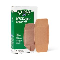 CURAD Flex-Fabric Adhesive Bandages, Extra Large 2