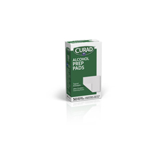 Curad Medium 2-Ply Sterile Alcohol Prep Pads, Medium, 50 EA/BX, 24 BX/CS
