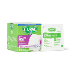 MEDCUR20423RBIH - Medline - CURAD Sterile Pro-Gauze Pad, 2 x 2, 25/Box, 1/BX