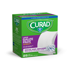 Curad Sterile Pro-Gauze Pads, 4