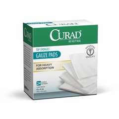 Curad Gauze, Sponge, Post-Op, 4