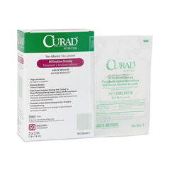 Curad Sterile Oil Emulsion Nonadherent Gauze Dressings, 3