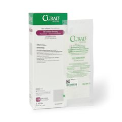 Curad Sterile Oil Emulsion Nonadherent Gauze Dressings, 3