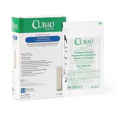 Medline CURAD Sterile Nonadherent Petrolatum Gauze Dressing, 12 Each per Box