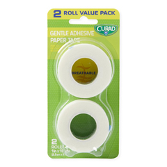 CURAD Sensitive Skin Paper Adhesive Tape, 1
