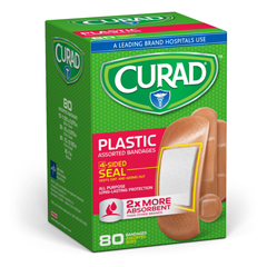 MEDCUR45157RB - Curad - Plastic Adhesive Bandages, Tan