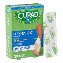 MEDCUR47315RRBZ - Medline - CURAD Flex-Fabric Bandages, 3/4 x 3