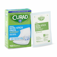 Curad Sterile Nonstick Pad, 2