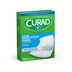 Curad Sterile Non-Stick Pads - 3