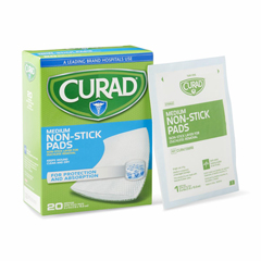 Curad Sterile Non-Stick Pads - 3