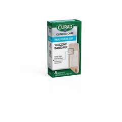 MEDCUR5003V1 - Curad - Silicone Flexible Fabric Bandages, Tan, 24 BX /CS