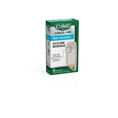 Curad Silicone Flexible Fabric Bandages, 1.625
