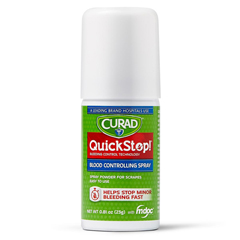Curad QuickStop Spray, 0.810 oz., 24 BX/CS