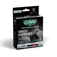 Curad Performance Series IRONMAN Wraparound Wrist Supports, 4 EA/CS