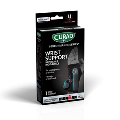 Curad Performance Series IRONMAN Reversible Wrist Braces, 4 EA/CS