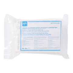 Silicone-Elastomer Latex 2-Layer Foley Catheter Tray/Drain Bag, 1 Each ...