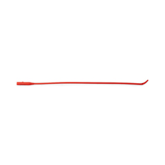 Medline Red Rubber Latex Coude Tip Intermittent Catheters, 12 Each per Case