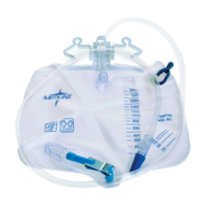 Medline Urinary Drain Bags, 20 Each per Case