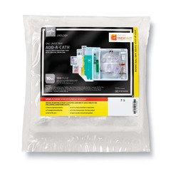 Medline One-Layer Add-A-Cath Tray with Drain Bag