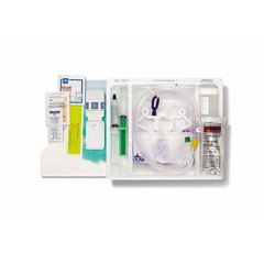 Medline 1-Layer Tray with Drain Bag, Silicone Foley Catheter, 14 Fr, 10 mL