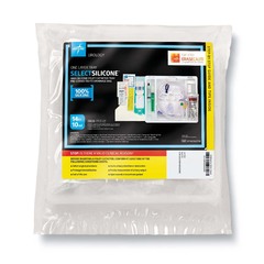 Medline 1-Layer Tray with Drain Bag, Silicone Foley Catheter, 14 Fr, 10 mL