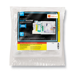 Medline 100% Silicone 1-Layer Foley Catheter Tray with Drain Bag, 1 Each