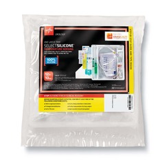 Medline 1-Layer Silicone Temperature-Sensing Foley Catheter Tray, 12 Fr x 10 mL
