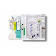 Medline Total 1-Layer Catheter Tray with Urine Meter and Drain Bag, 14 Fr, 10 mL