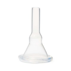 Medline Silicone Condom Catheter, Type 1 Super Soft (Built-In Adhesive, Traditional Male External Catheter Length), Size L (36 mm)
