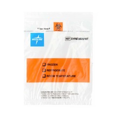 Medline EZ Tear Specimen Transport Bag with Pocket, 8