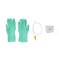 Medline Suction Catheter Kit with 2 Gloves, Whistle Tip, 12 Fr