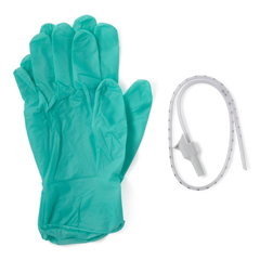 Medline Open Suction Rigid Trays with Catheter and Gloves, 1 Each