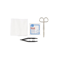 MEDDYND71020 - Medline - Suture Removal Tray with Wire Metal Littauer Scissors and Forceps, 40 EA/CS