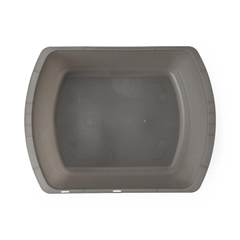 Medline Washbasin, Rectangular, Graphite, 6Qt
