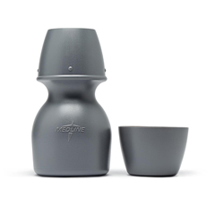 Medline Carafe with Cup Cover, Graphite