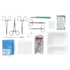 Medline Circumcision Tray with COMFORT LOOP Instruments, 1 Each