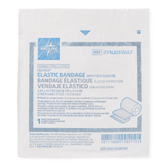 MEDDYNJ05155LFH - Medline - Sterile Matrix Wrap Elastic Bandage with Self-Closure, 4 x 10 yd.